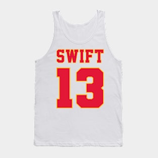 Swift Kelce Jersey Style (Front/Back Print) Ver.2 Tank Top